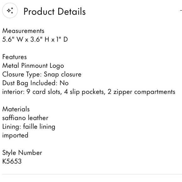 Kate Spade compact wallet - Picture 12 of 12